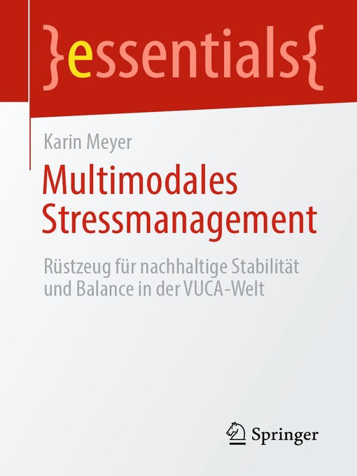 Title details for Multimodales Stressmanagement by Karin Meyer - Available